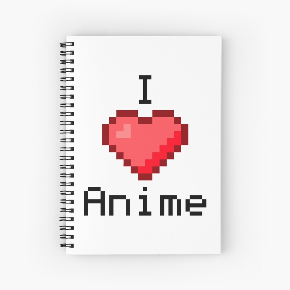 Cuaderno de espiral «Amo el Anime - Pixel Art» de jcpixeline | Redbubble Cuaderno de espiral «Amo el Anime - Pixel Art» de jcpixeline | Redbubble