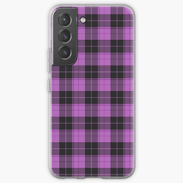 Einfaches Tartan-Muster in Lila xs Samsung Galaxy Flexible Hülle