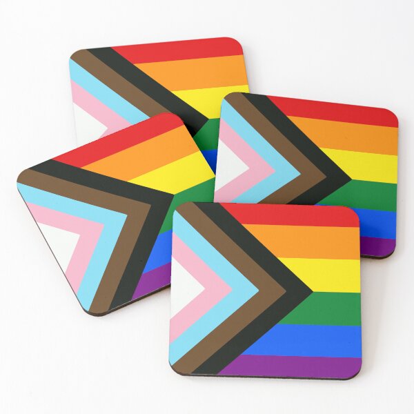 Item preview, Progress Pride Flag designed and sold by JustGottaDraw.