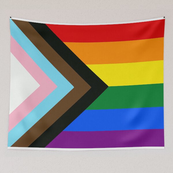 Item preview, Progress Pride Flag designed and sold by JustGottaDraw.