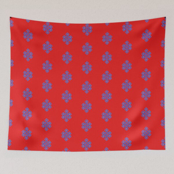 Item preview, Tibetan Endless Knot - Blue designed and sold by Seth Barham.