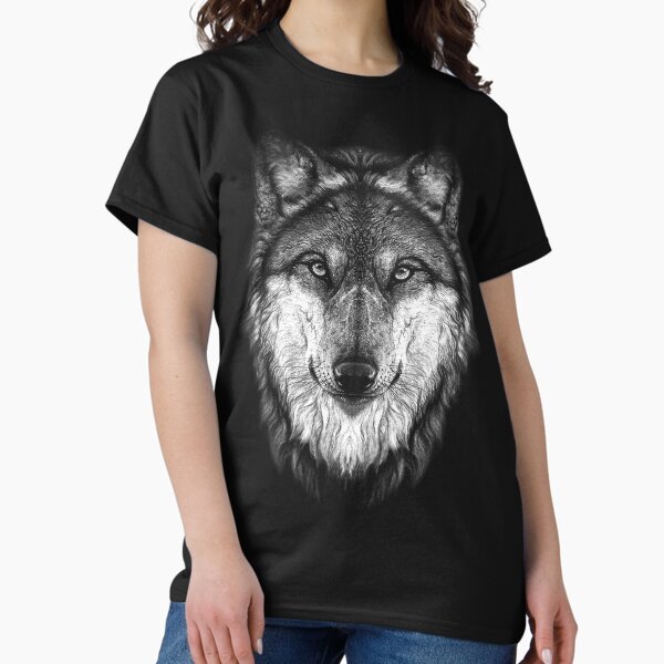 Item preview, Wolf face designed and sold by HEARTBEATS.