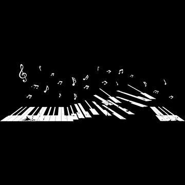 Artwork thumbnail, Classical Music Piano Player Gift Music Notes Piano Lightweight Hoodie by elliottbow