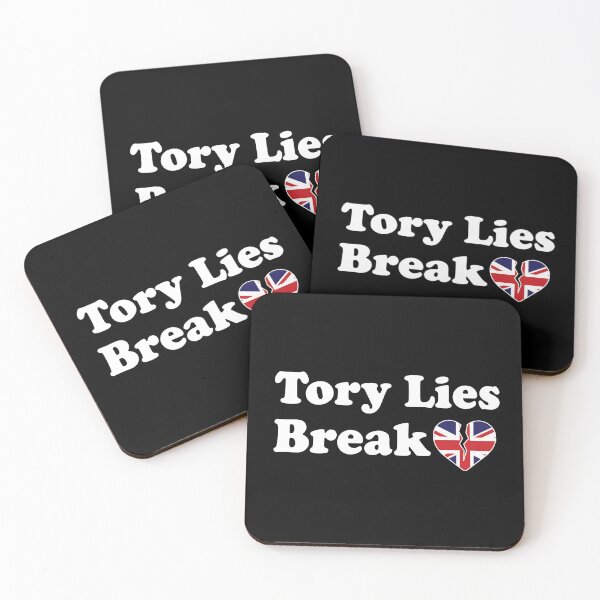 Item preview, Tory Party Lies Break British Hearts designed and sold by BuxomBabe21.
