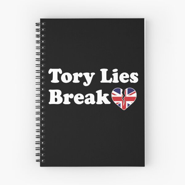 Item preview, Tory Party Lies Break British Hearts designed and sold by BuxomBabe21.
