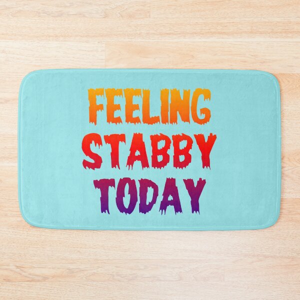 Item preview, Feeling Stabby Today in Pop Art colours  designed and sold by CristalleLisa.