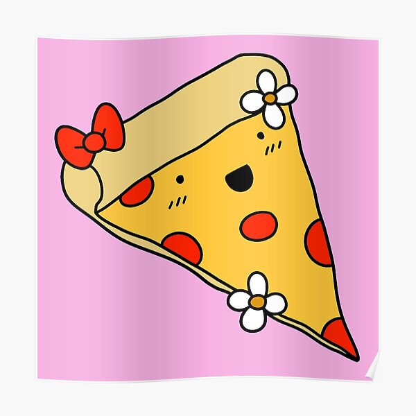Slices Of Pizza Posters Redbubble - dripping skull vector t shirt roblox caveira free transparent png clipart images download