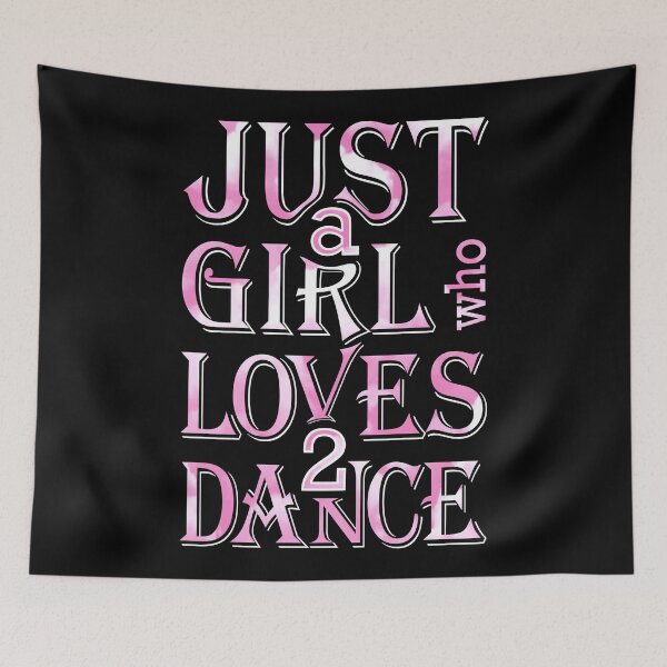 Item preview, JUST A GIRL WHO LOVES TO DANCE - POSITIVE ATTITUDE designed and sold by KoolDsignsDANCE.