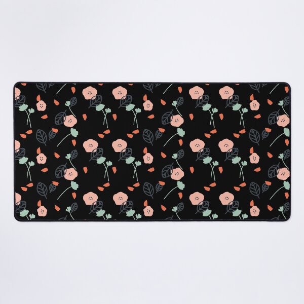 Item preview, FLORAL PATTERN ON BLACK designed and sold by Reva0044.