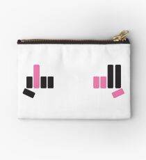 #Share The Black Zipper Pouch