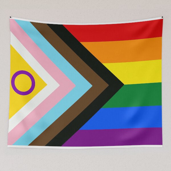 Item preview, Intersex Inclusive Progress Pride Flag designed and sold by JustGottaDraw.