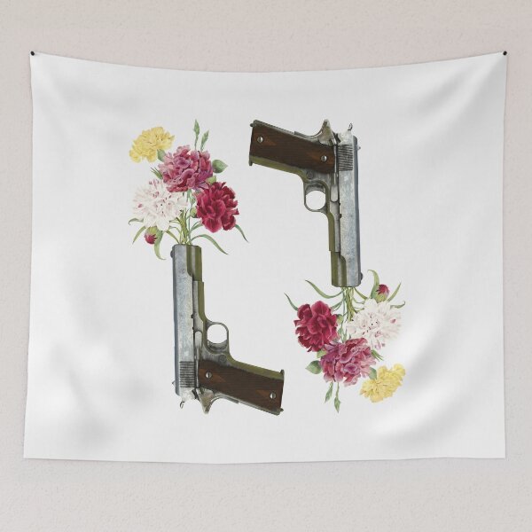 Item preview, Two Guns With Roses designed and sold by TheBigShop1.
