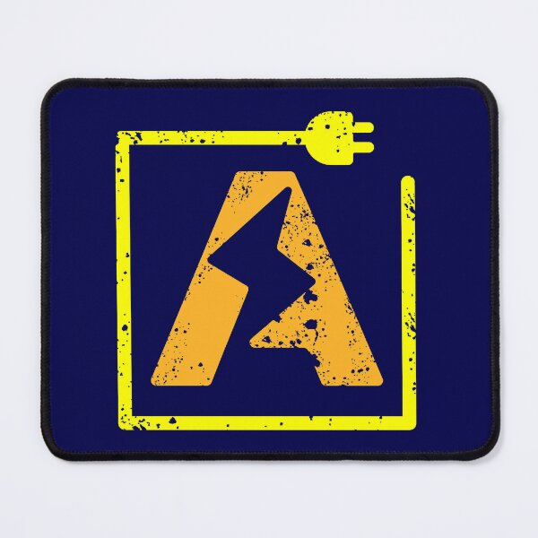 Item preview, Electrical letter A | Electrician or Electrical Engineer name initial A, Electricity art designed and sold by EngineersArt.