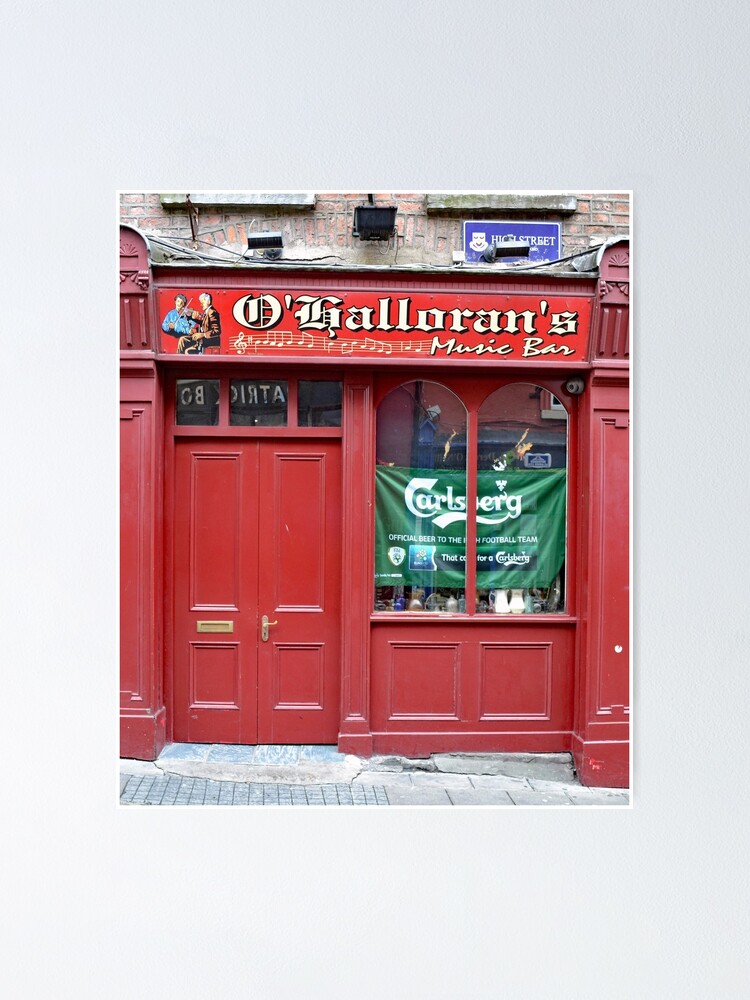 "Pubs of Ireland O'Halloran's Pub" Poster for Sale by PubsofIreland