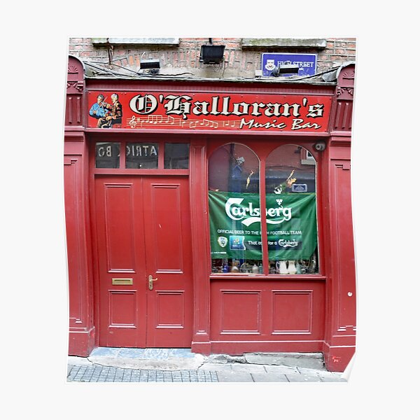 "Pubs of Ireland O'Halloran's Pub" Poster for Sale by PubsofIreland