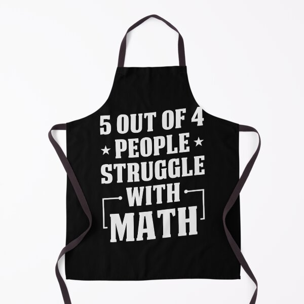 Item preview, Funny 5 Out Of 4 People Struggle With Math Math Lover Mathematics for mathematician Math Student Gift Idea / Birthday Gifts designed and sold by Chamssou.