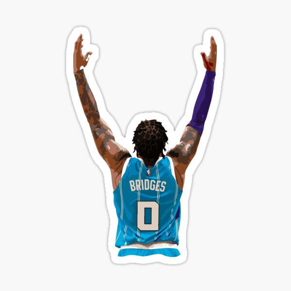 Charlotte Hornets Miles Bridges #0 Nba Great Player Jordan Brand