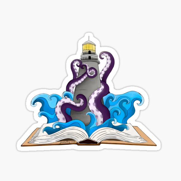 Item preview, The Lighthouse and the Kraken designed and sold by Jennifer Talley.