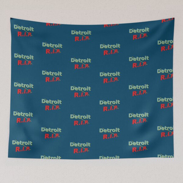 Item preview, Detroit R.I.P.  designed and sold by lobodelnoir.