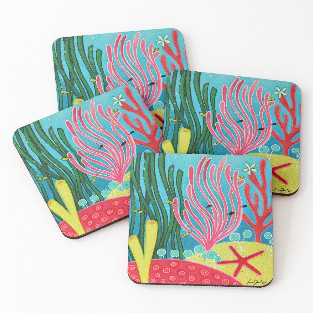 Item preview, Coasters (Set of 4) designed and sold by LauraBenitezArt.