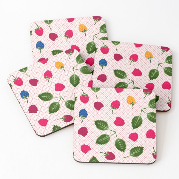 Item preview, Multicolored raspberries pattern designed and sold by ReflectedCrafts.