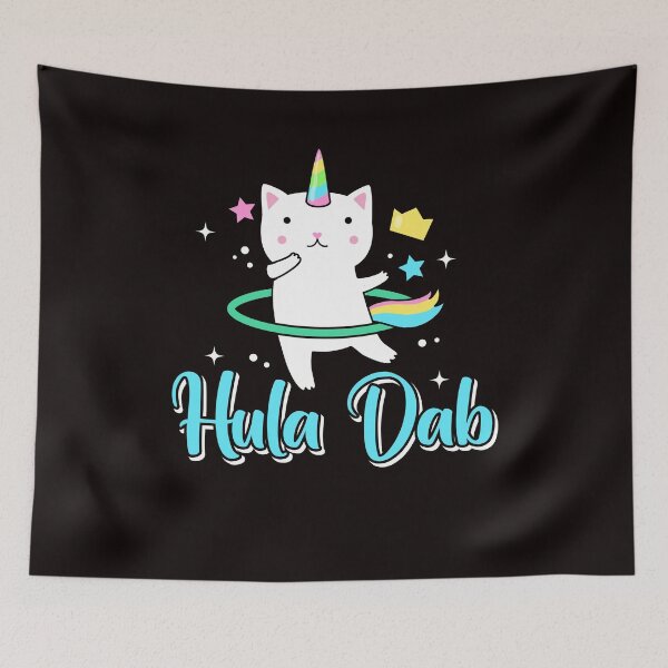 Item preview, Hula Hoop Cat Unicorn Hooping Hula Hooper Fitness Sports designed and sold by TomGiantDesigns.