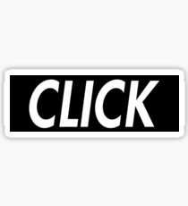 Click - Black Sticker