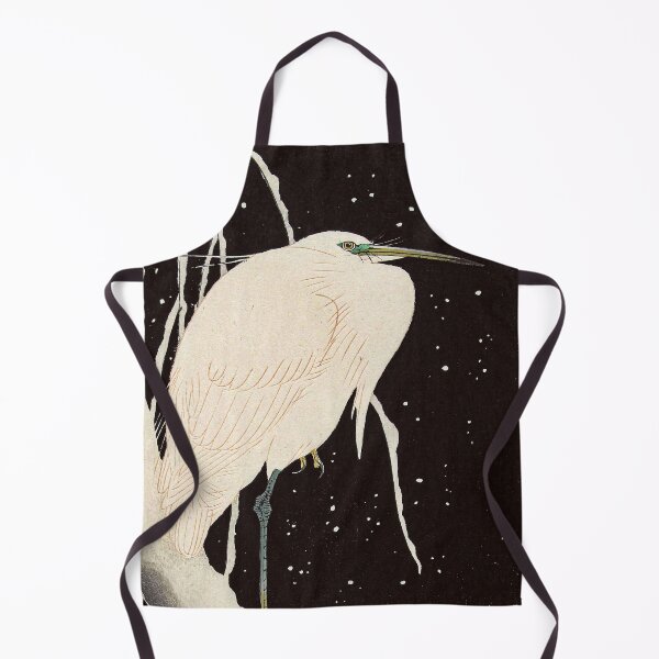 Item preview, Ohara Koson Heron in snow Vintage Japanese art. designed and sold by el-padre.