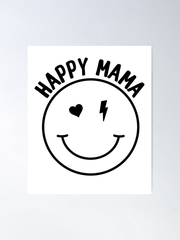 ☺️MAMAHAPPY☺️ Pink Puff MAMA Sweatshirt – Designs by MJ
