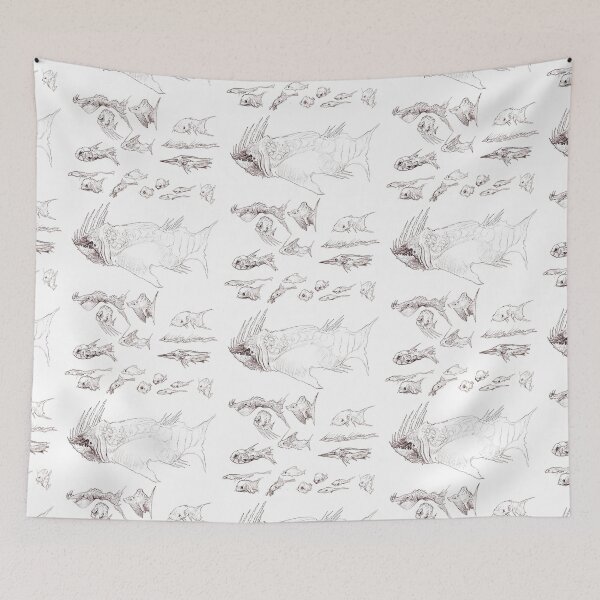 Item preview, Sea Creatures, Pencil Illustration designed and sold by by-bearye.
