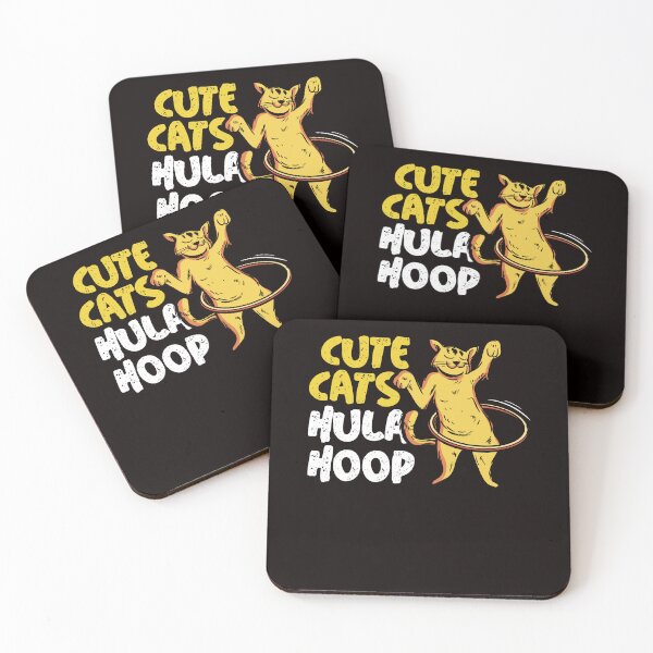 Item preview, Cute Cats Hula Hoop Hula Hooper Hooping Fitness Sports Dance designed and sold by TomGiantDesigns.