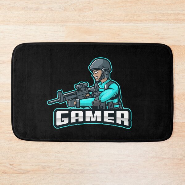 Aperçu de l'œuvre Gamer avec Shooter portant un casque créée et vendue par PRIVARSHU.