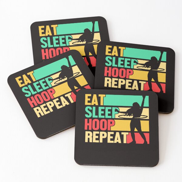 Item preview, Eat Sleep Hula Hoop Dance Hula Hooper Hooping Fitness Sports designed and sold by TomGiantDesigns.