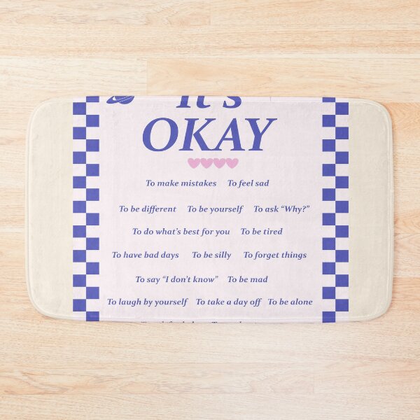 Item preview, It's Okay, Affirmations, Cute Quote, Retro 70s designed and sold by lucentartshop1.
