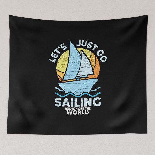 Item preview, Sailing Boat Captain Sailor Sailboat designed and sold by Shirtcaesar.