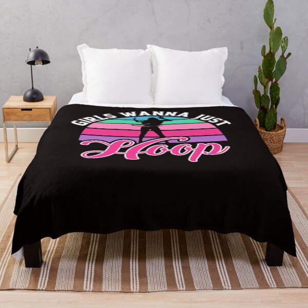 Item preview, Girls Wanna Just Hula Hoop Hooper Hooping Fitness Sports designed and sold by TomGiantDesigns.