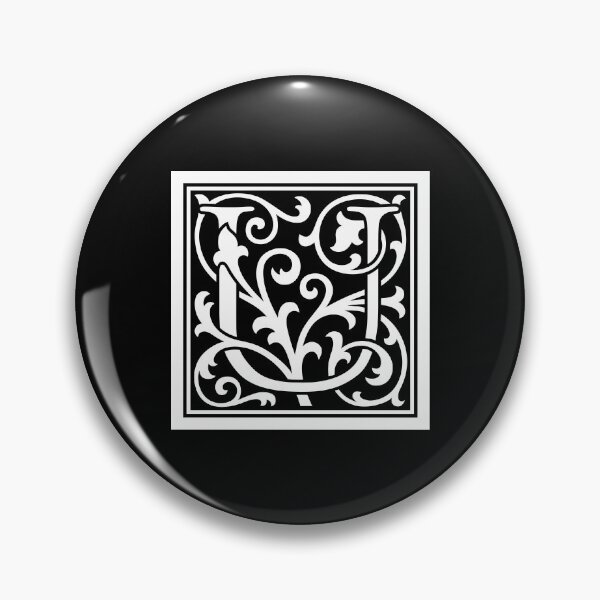 Item preview, Decorative initial letter U - Morrisesque designed and sold by NEEDL-Designs.