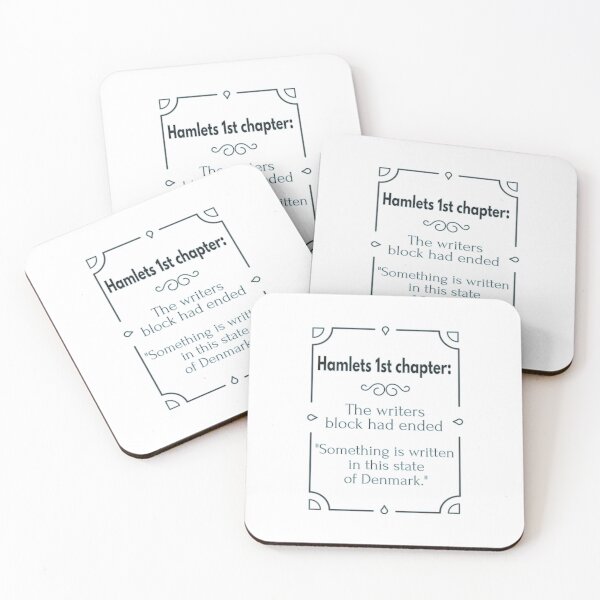 Item preview, Hamlets 1st chapter: Something is written in this state of Denmark in this punny design. designed and sold by tdkrbooks.