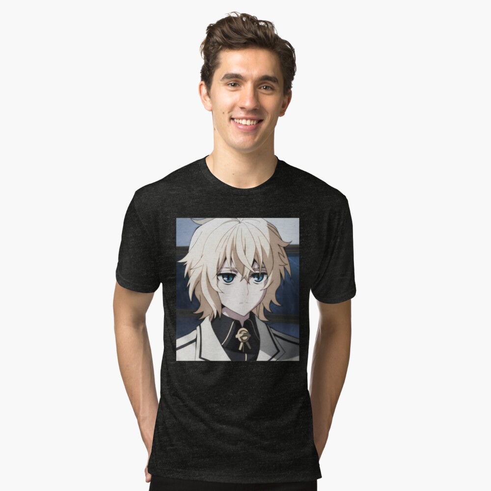 Owari No Seraph Mikaela Hyakuya Tri Blend T Shirt By Hylianbabe