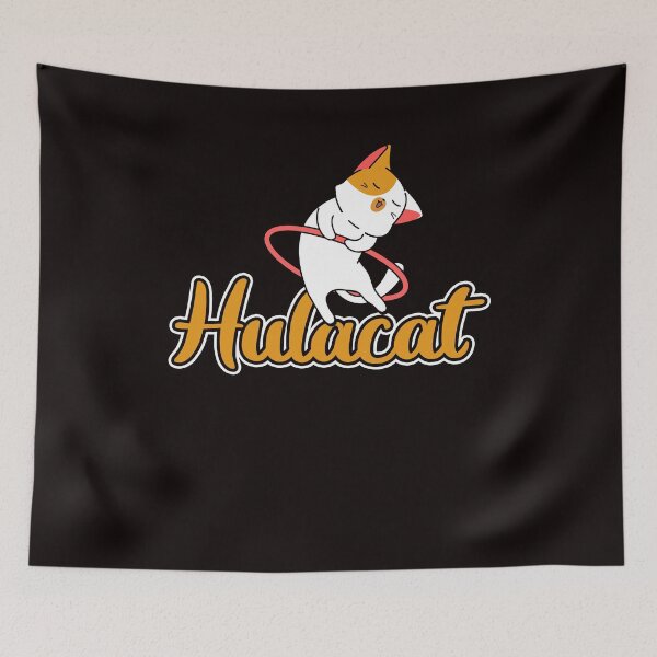 Item preview, Hula Hoop Cat Hula Hooper Hooping Fitness Sports Training designed and sold by TomGiantDesigns.