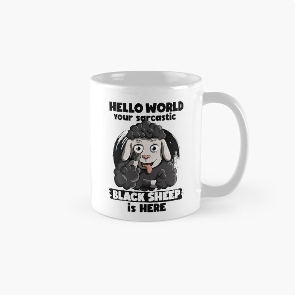 Item preview, Sarcastic black sheep black sheep of the world designed and sold by Lambo-Designs.