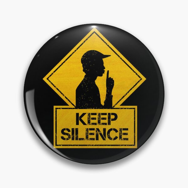Item preview, Keep Silence designed and sold by CAUTION SHOP.