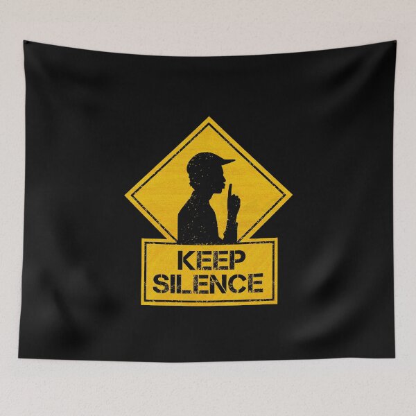 Item preview, Keep Silence designed and sold by CAUTION SHOP.