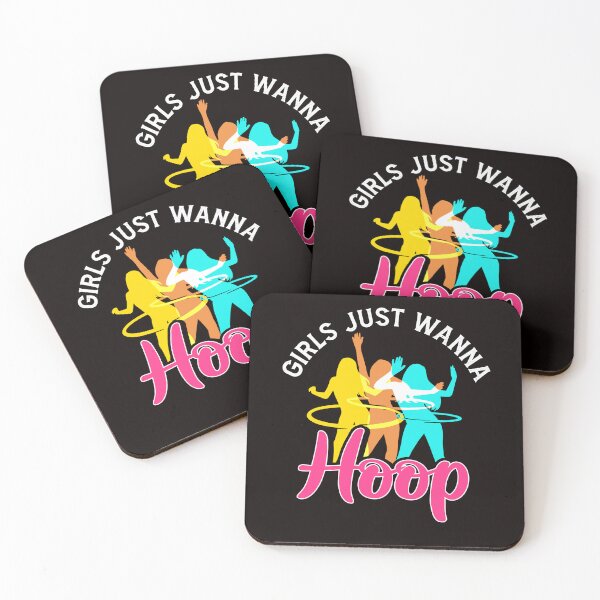 Item preview, Girls Just Wanna Hula Hoop Sports Fitness Training Hooping designed and sold by TomGiantDesigns.
