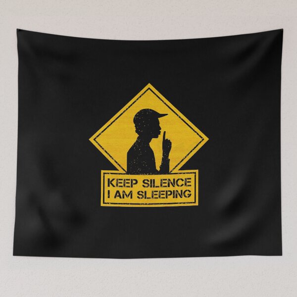 Item preview, Keep Silence I Am Sleeping designed and sold by CAUTION SHOP.