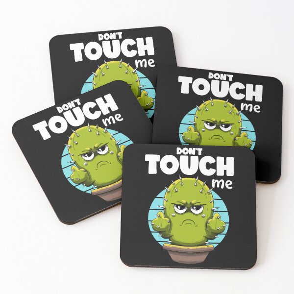 Item preview, Don't touch me cactus Not a Hugger Cactus Lover Antisocial Social distancing designed and sold by Lambo-Designs.