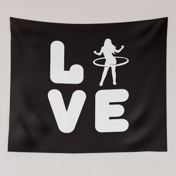 Item preview, Love Hula Hoop Hula Hooper Hooping Fitness Sports Training designed and sold by TomGiantDesigns.