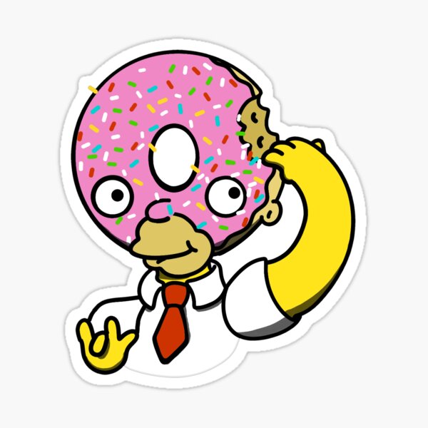 Artikel-Vorschau von Homer Donut, designt und verkauft von Prizfiz.
