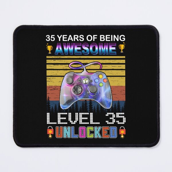 Item preview, 35 Years Of Being Awesome Level 35 Unlocked Gamer designed and sold by PansyBoyd.