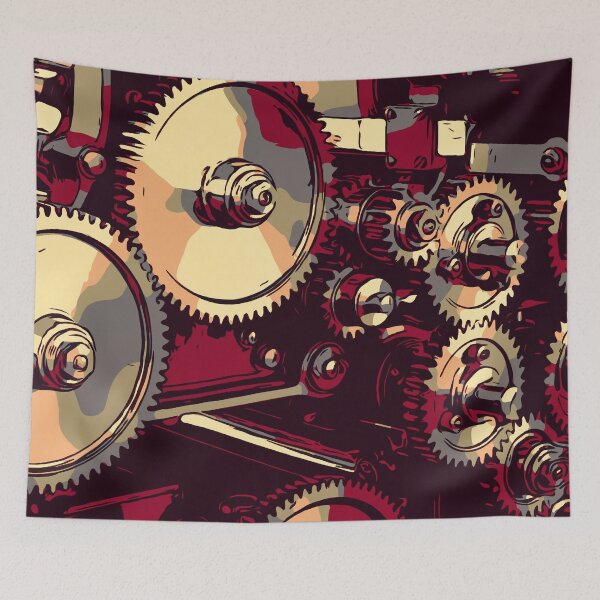 Item preview, All Geared-Up Hot designed and sold by Susan Maxwell Schmidt.